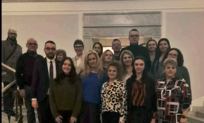 Chór ArtMelody z Osięcin w parlamencie